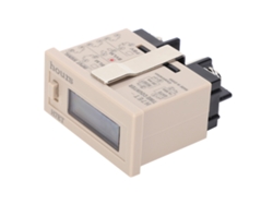 Contador Electrónico Industrial H7et Con Pantalla Lcd De 6 Dígitos, Reseteable Y Batería Integrada