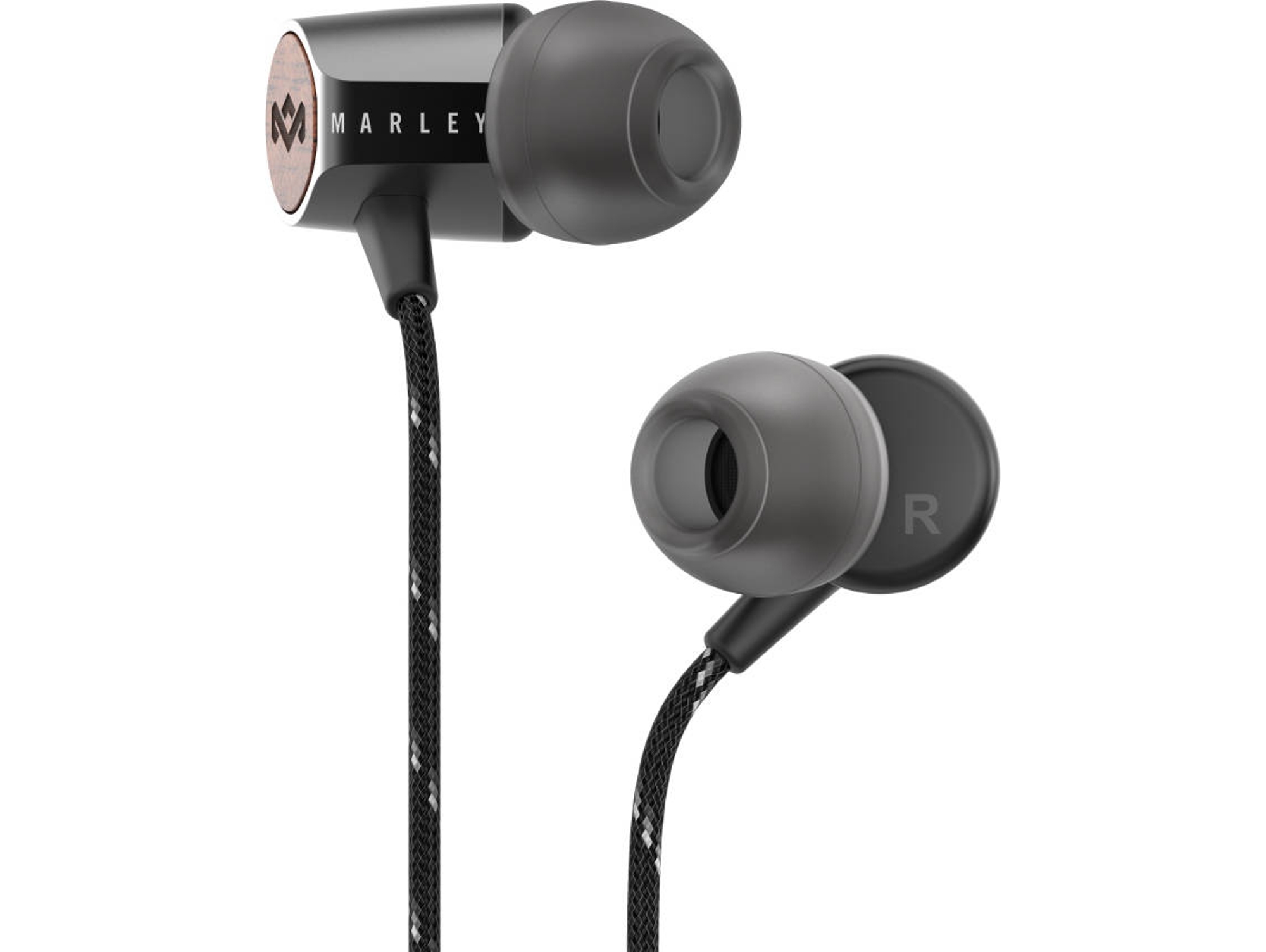 Auriculares con Cable THE HOUSE OF MARLEY UPLIFT 2.0 (In Ear - Micrófono - Negro)