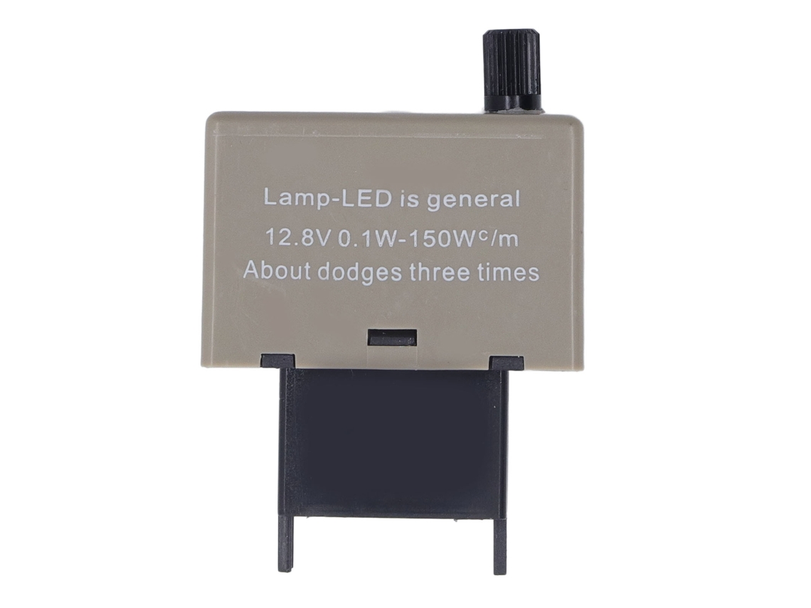 Relé Intermitente Led Electrónico De 8 Pines Abs Para Motocicleta, 12,8 V Cc, Ajustable Para Señal De Giro.
