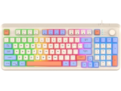 Teclado De Juego K82 De 94 Teclas Con Teclado Con Cable Para Ratón Para Portátil (conjunto Azul-lago)