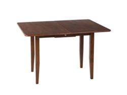 Mesa de comedor BELIANI Masela de Madera de caucho Madera oscura 60x120x76