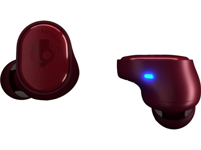 Auriculares Bluetooth True Wireless SKULLCANDY Sesh Red (In Ear - Micrófono - Rojo)