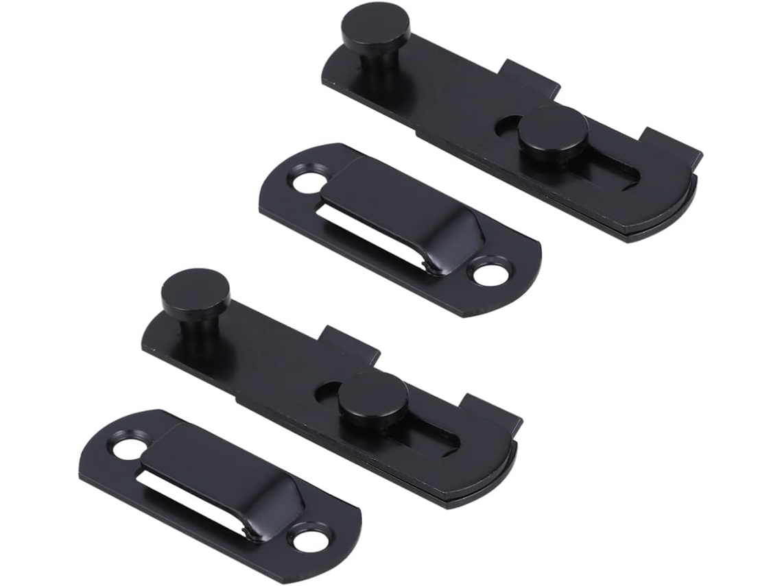 Cerrojo Para Candado Pestillo De Puerta 2 Piezas Cerradura Acero Inoxidable Puertas Armarios Muebles