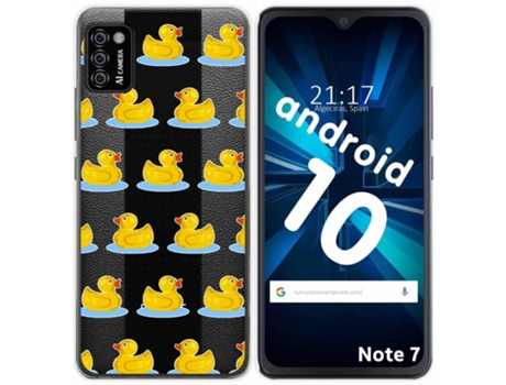 Carcasa Cubot Note 7 TUMUNDOSMARTPHONE Dibujos Transparente Multicolor