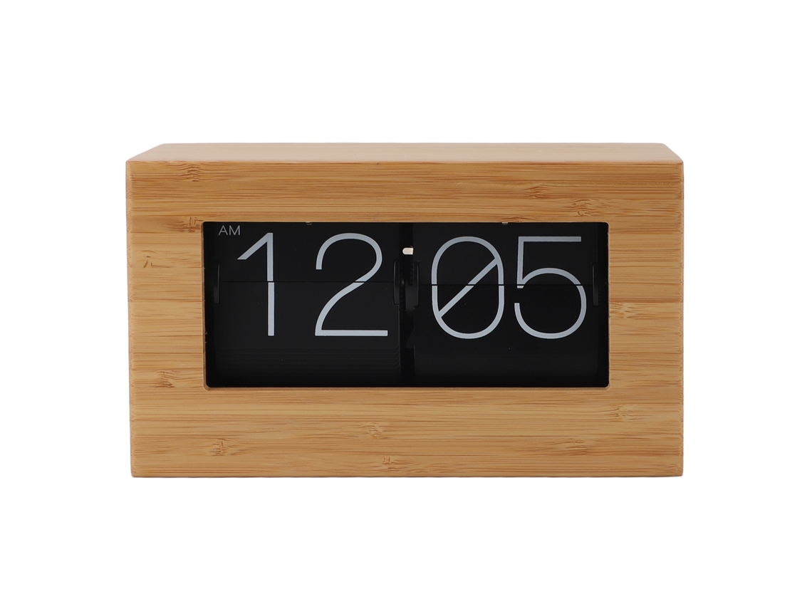 Reloj de pared de madera (movimiento de cuarzo, estilo nórdico sencillo)