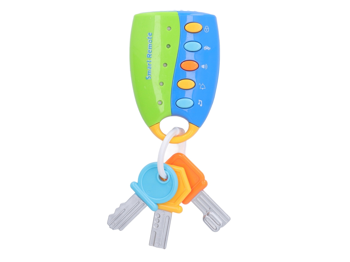 Llave De Coche De Juguete Para Bebés Con Sonido Y Luz, Educativa, Multifuncional, De Simulación, Con Control Remoto Para Niños.