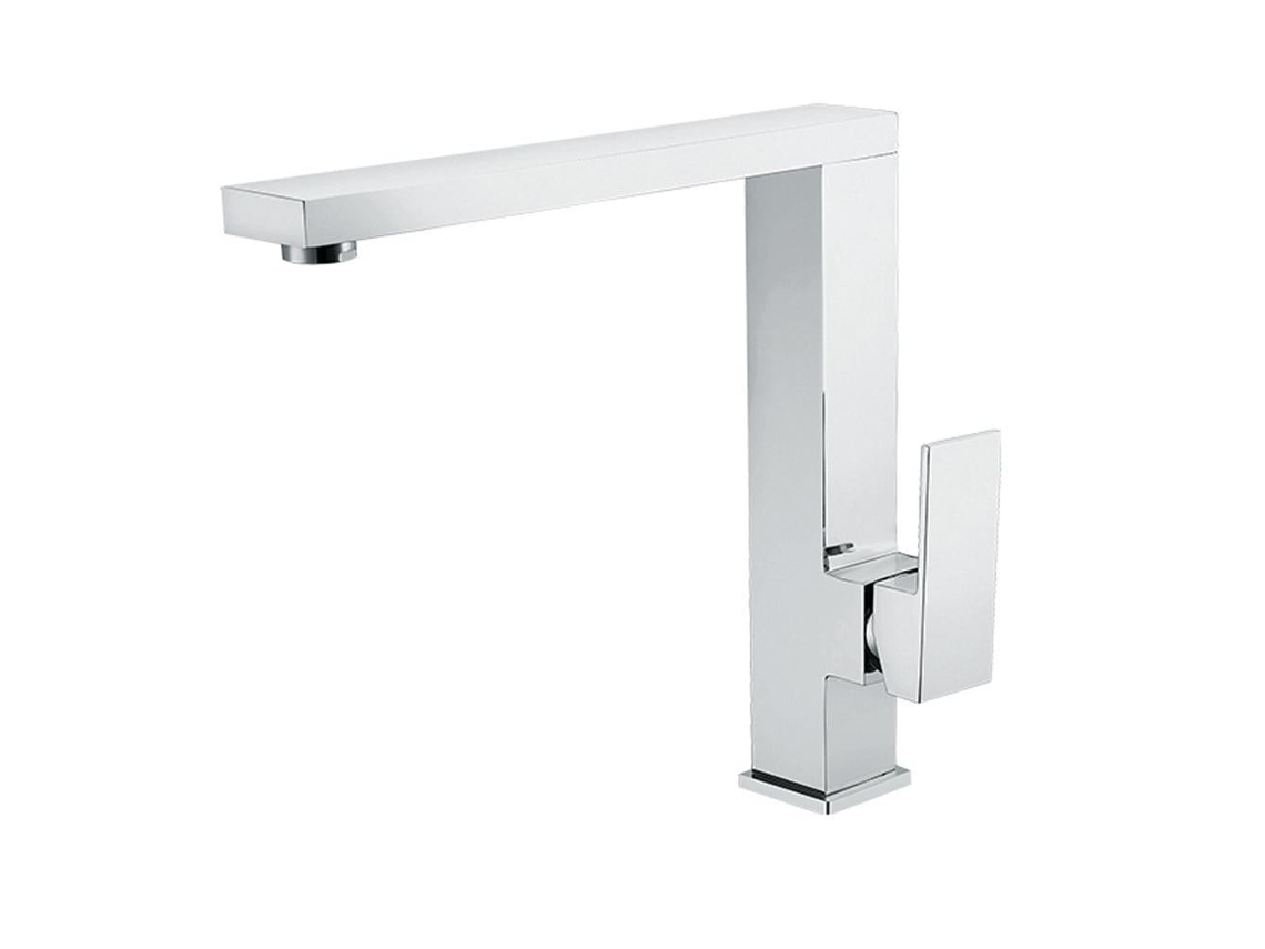 Grifo De Lavabo Con Repisa 113 En Latón Cromado Colección Enipée