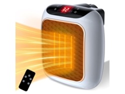 Calentador Inteligente Portátil De 400w/800w Con Termostato Y Temporizador Ajustables, Protección Contra Sobrecalentamiento.