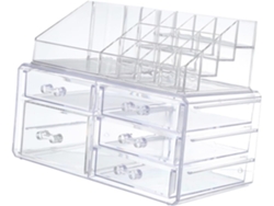Organizador De Maquillaje Para Cajón, Caja De Cosméticos, Almacenamiento De Escritorio, Joyas Y Más.
