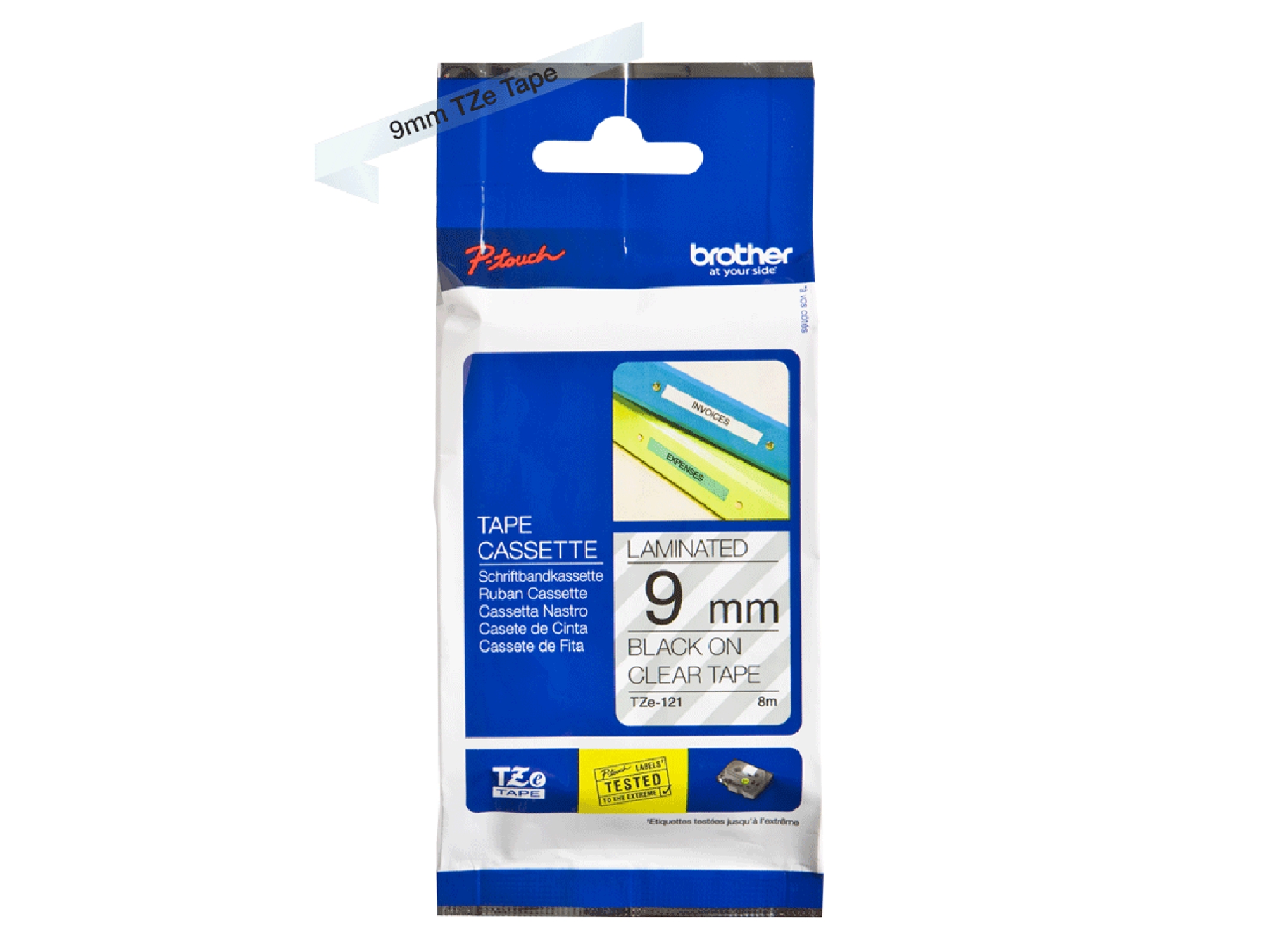 Cinta BROTHER TZe121 laminada