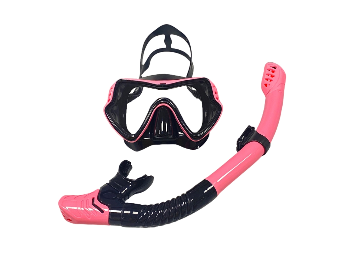 FNINIJEDE Equipamento De Mergulho Com Snorkel Para Adultos, Conjunto De Máscara De Snorkel Com Alças Ajustáveis De Silicone Líquido De Alta Qualidade E Tubo De