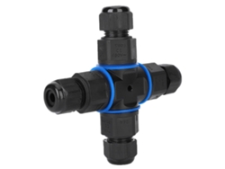 2026as-4-Way IP68 Caja de conexiones impermeable Conector eléctrico Terminal de latón niquelado 16a