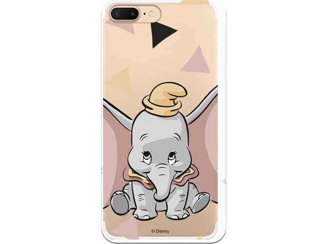Carcasa iPhone 7 Plus, 8 Plus DISNEY Dumbo Gris