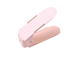 Zapatero rosa ajustable de doble capa