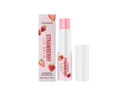 Bálsamo labial de fresa con alta hidratación y efecto humectante profundo.