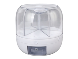 Caja Giratoria Transparente Para Almacenar Granos Con 6 Compartimentos, Dispensador De Arroz, Pp, 6 Kg (13,2 Lb)
