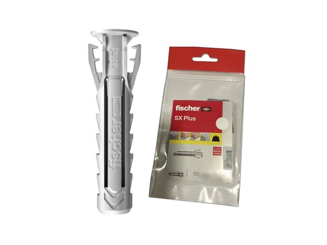 Blíster Fischer 4 Unidades Taco Nylon Sx Plus 12x60mm