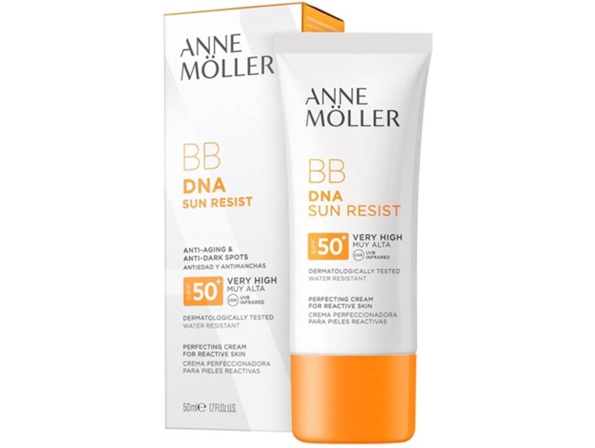Protector Solar ANNE MOLLER Sun Resist SPF 50 (50 ml)