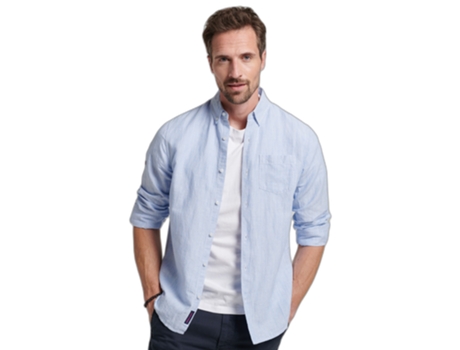 Camisa para Hombre SUPERDRY (Algodón - 2XL - Multicolor)