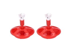 2 Piezas Bebedero Automático De Pollo Pp G3/4 Recipiente De Bebida Para Pollitos Patos Gansos