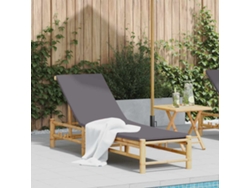 Tumbonasilla Con Cojines 55x199x30 Cm Bambú Wsd38471