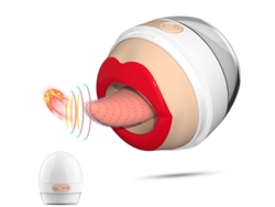 Vibrador Para Lamer La Lengua 3 En 1 Para Mujer (blanco) Yizhood