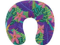 Almohada Viaje Forma Hoja Espuma Viscoelástica Viscoelástica Fácil Relajación Cómodos Familia.brfácil