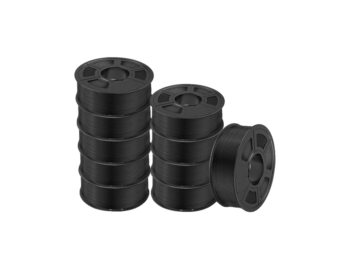 Filamento para impresora 3D, alta velocidad, sin burbujas, PLA 10 negro mate OEM