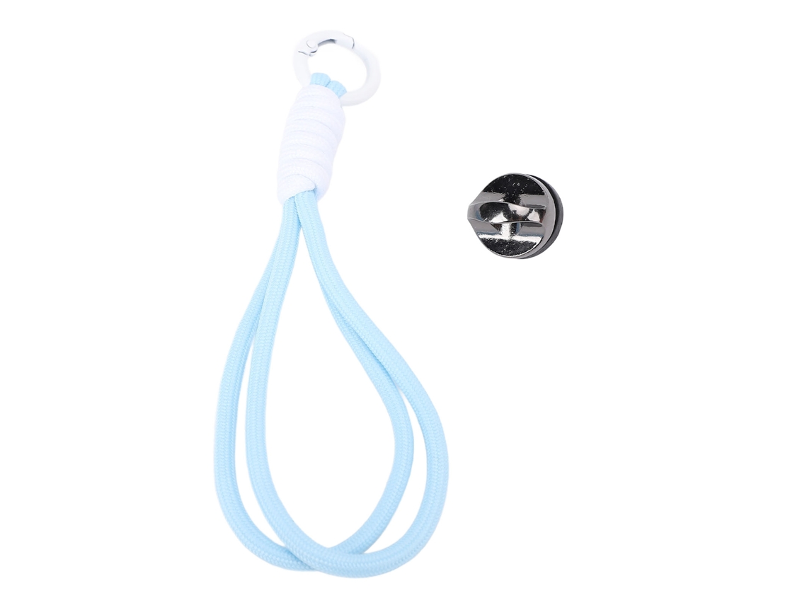 Correa De Muñeca Para Cámara Acción Pocket 3 Y 360 X4, Cuerda De Mano 1/4 Pulgada, Aluminio Y Poliéster, Azul Claro, 15.5cm
