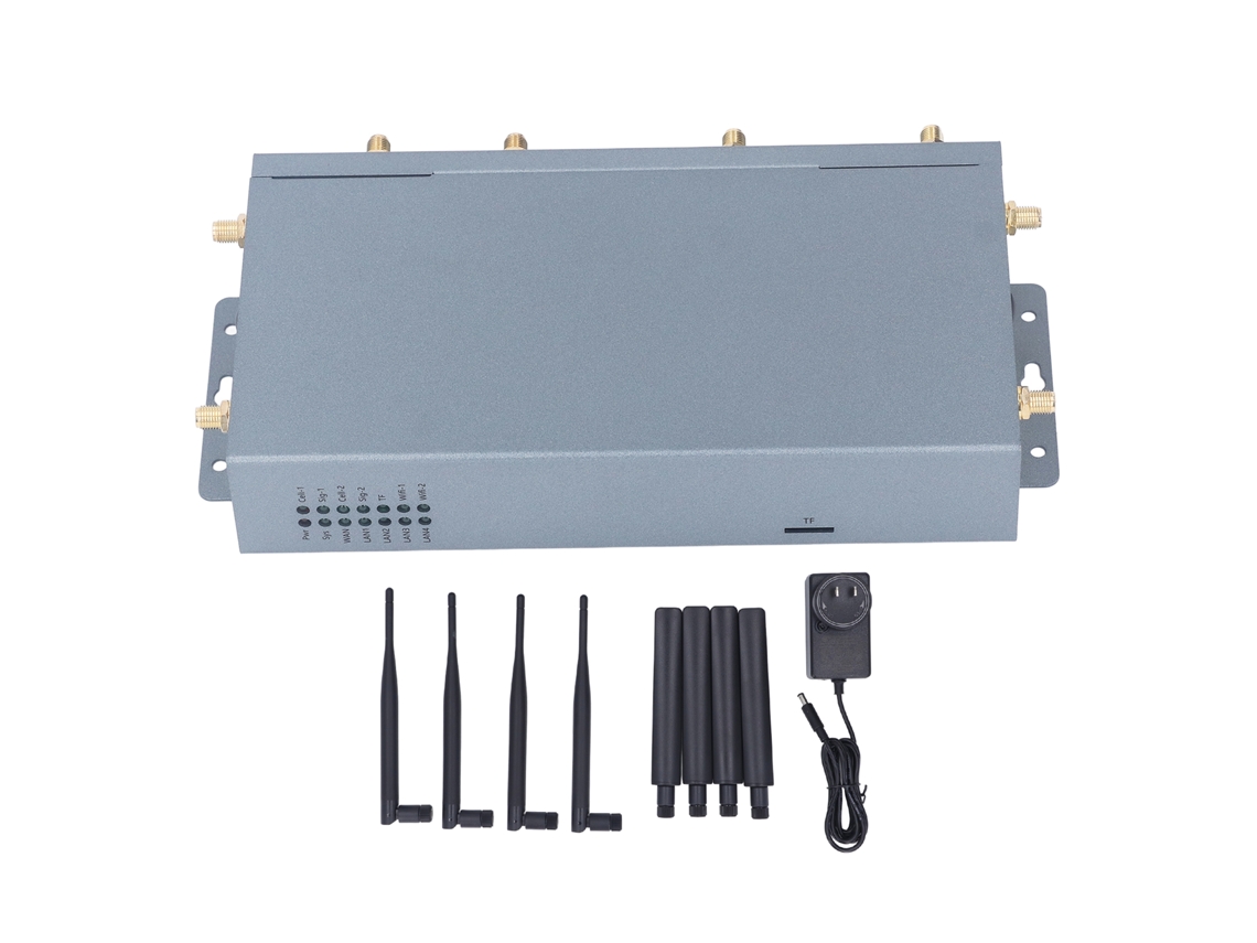 Enrutador industrial 5G con módulo global y Gigabit Ethernet