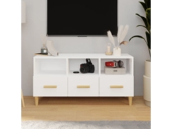 Mueble para Armario Tv 102X36X50 Cm Madera Procesada Blanco
