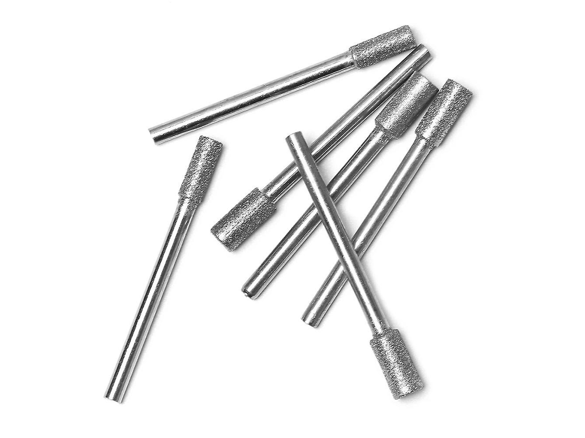 Afilador de cadenas de motosierra de diamante, herramienta rotativa para afilar varillas. Rosewell