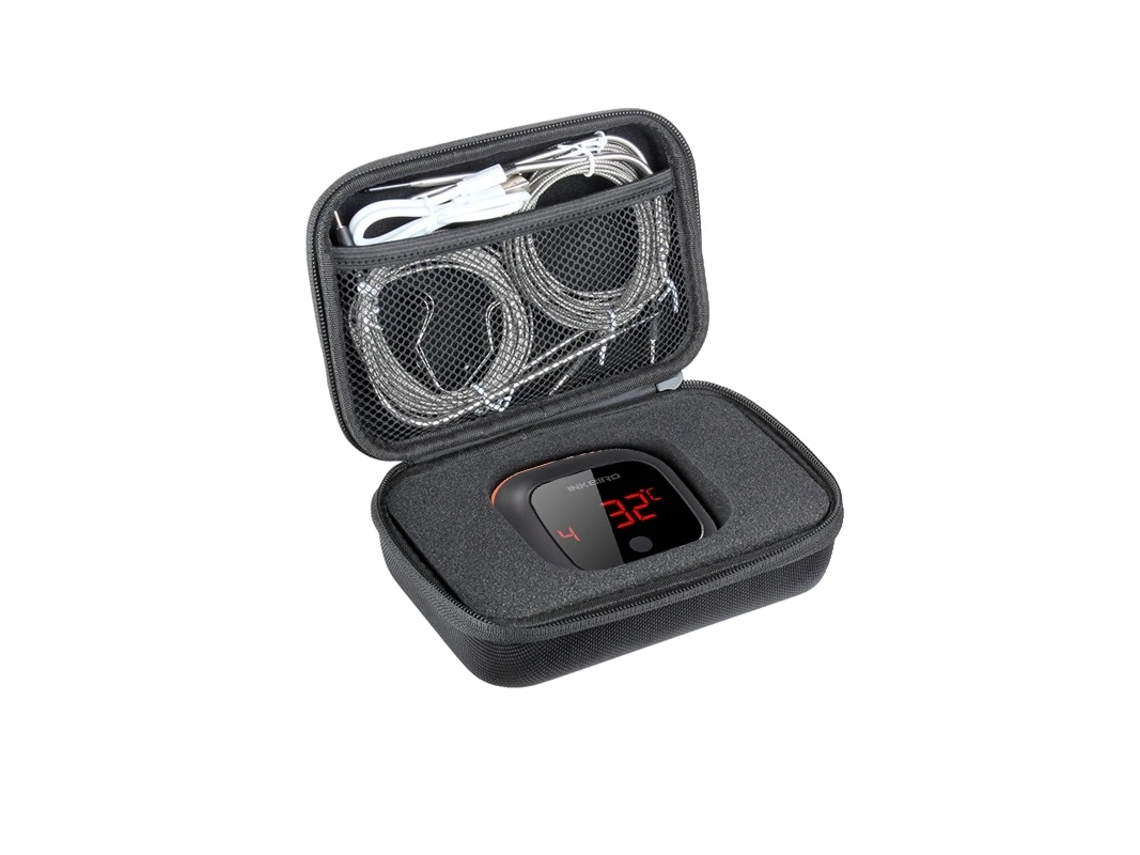 Termómetro digital de cocina, conexión Bluetooth, hasta 4 sondas, 1 estuche OEM