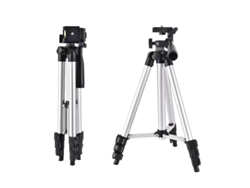 Trípode Aluminio 1020mm 4 Secciones Ajustables 3kg Base Nube 360° Cámaras Smartphones