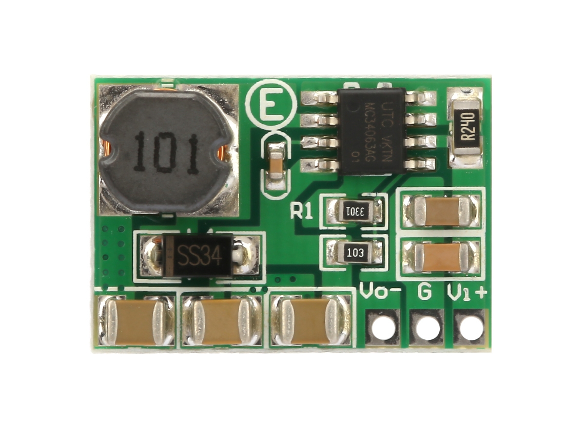Módulo Convertidor Elevador/reductor De Voltaje Dc-dc A Voltaje Negativo Con Salida Lcd -15v