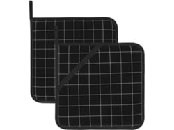 Especificaciones: Juego De 2 Agarraderas, Una Con Bolsillo Y Otra Sin Él. Dimensiones: