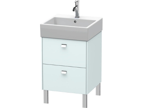 Mueble bajo lavabo DURAVIT Brioso de 48,4 x 45,9 cm 2 extraíbles incl. hueco para sifón y delantal para lavabo Vero Air 235050