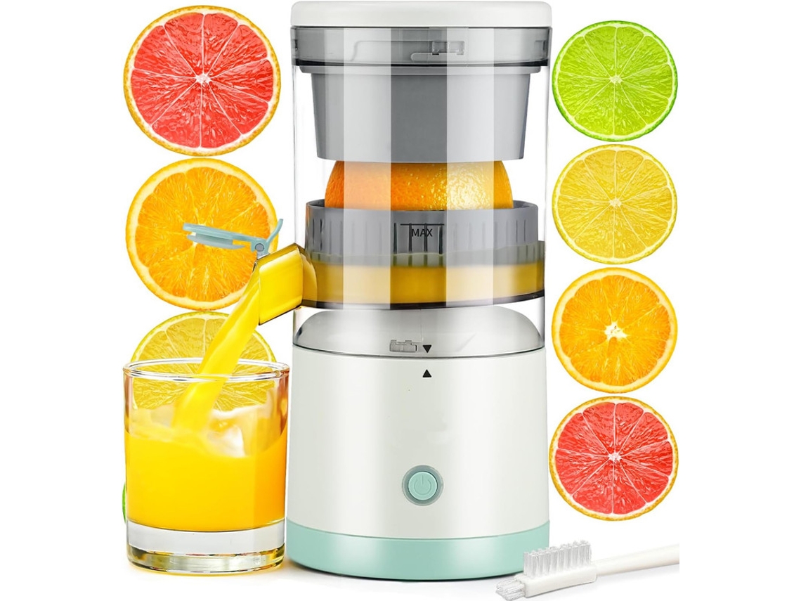 Exprimidor Eléctrico De Cítricos Recargable Con Usb, Exprimidor Portátil Y Compacto Para Naranjas, Limones Y Limas.