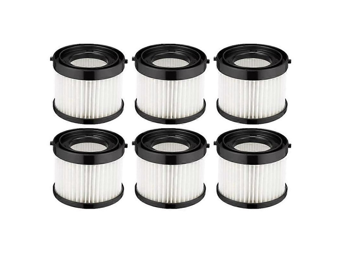 Kit con 6 filtros HEPA para aspiradora Milwaukee CHARM