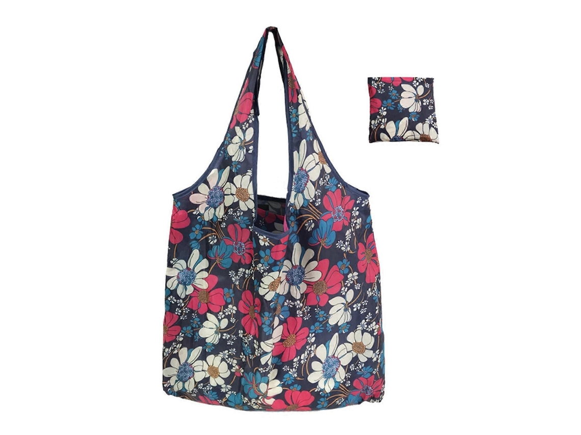 Bolsa de la compra plegable, reutilizable, práctica, elegante y ligera con gran capacidad para ir de compras al supermercado. GOKOCO