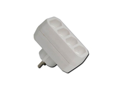Simon Fin Adapt.blco 4 Tomas Front.base Con Tt 10a 250v Cl117607