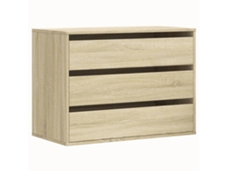 Maison Exclusive - Cajonera De Esquina Madera Ingeniería Roble Sonoma 80x41x58 Cm