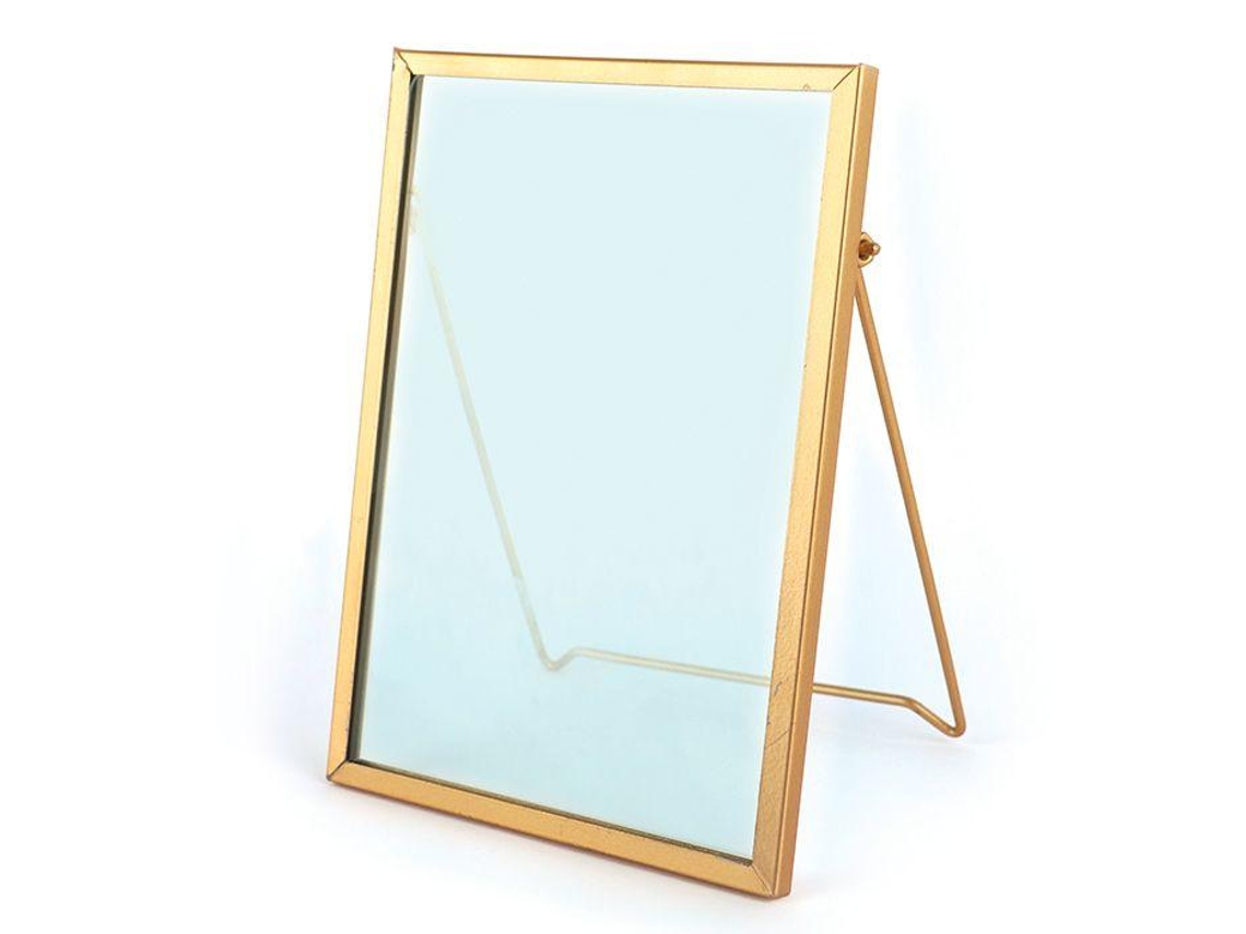 Marco de cristal vintage rectángulo 13 x 18,5 cm
