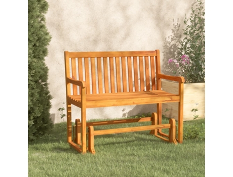 Balancín de jardín VIDAXL Marrón Madera de acacia (110x58.5x97 cm)