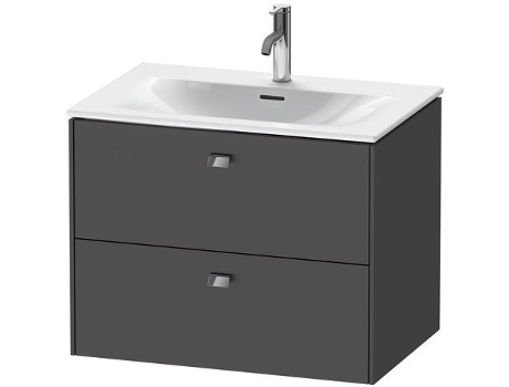 Mueble DURAVIT Brioso bajo lavabo montado en la pared 72,0 x 47,9 cm 2 cajones incl. recorte de sifón y delantal para lavabo Viu 234473