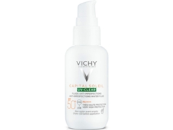 Protector Solar Fluido VICHY LABORATOIRES Capital Soleil Uv Clear Anti-imperfecciones Spf 50 (40 ml)