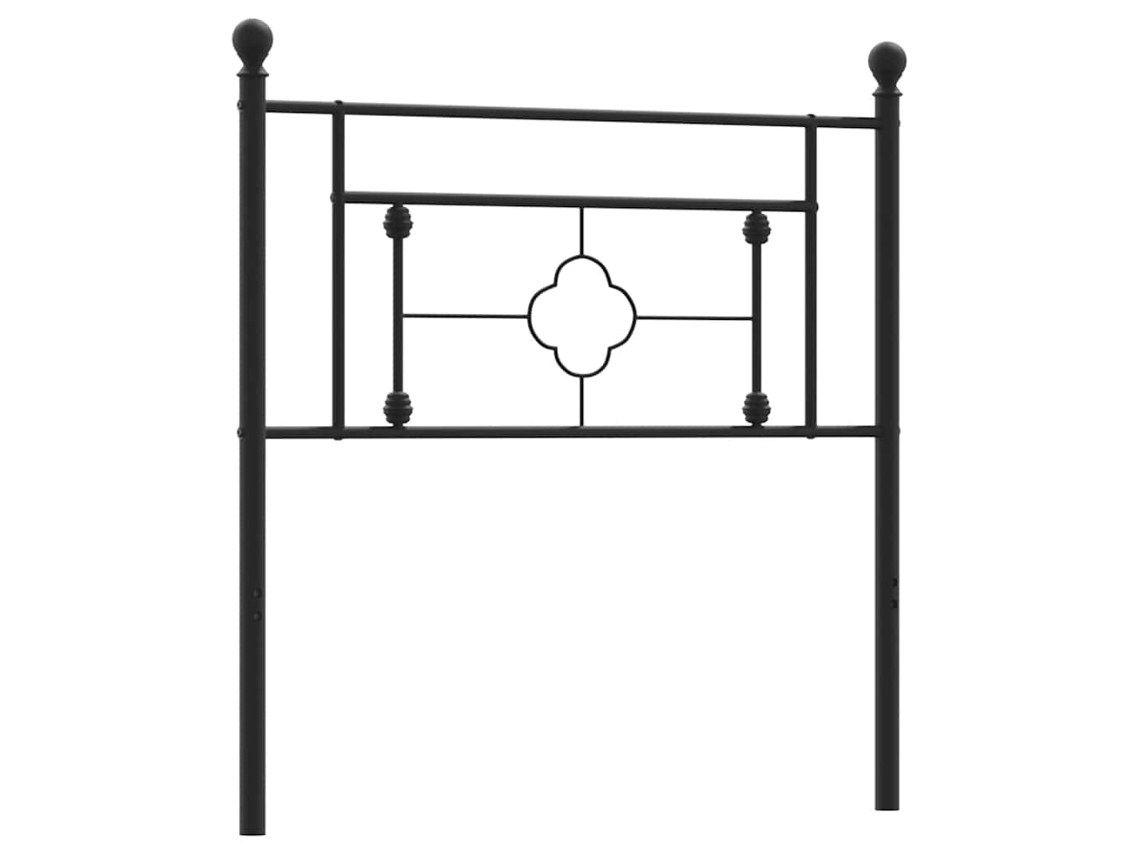 Maison Exclusive - Cabecero De Repuesto De Metal Negro 100 Cm