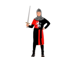 Disfraz de Niño WIDMANN guerrero medieval rojo (Tam.: 8 a 10 anos)