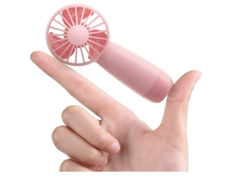 Mini Ventilador de Bolsillo Portátil ENZON 3000Mah 5-10 Horas Rosa