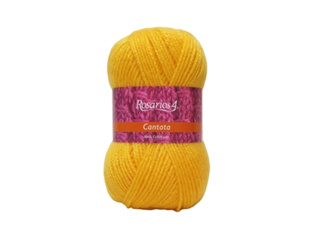 Hilo de La ROSARIOS 4 Cantata 100G Amarelo 22